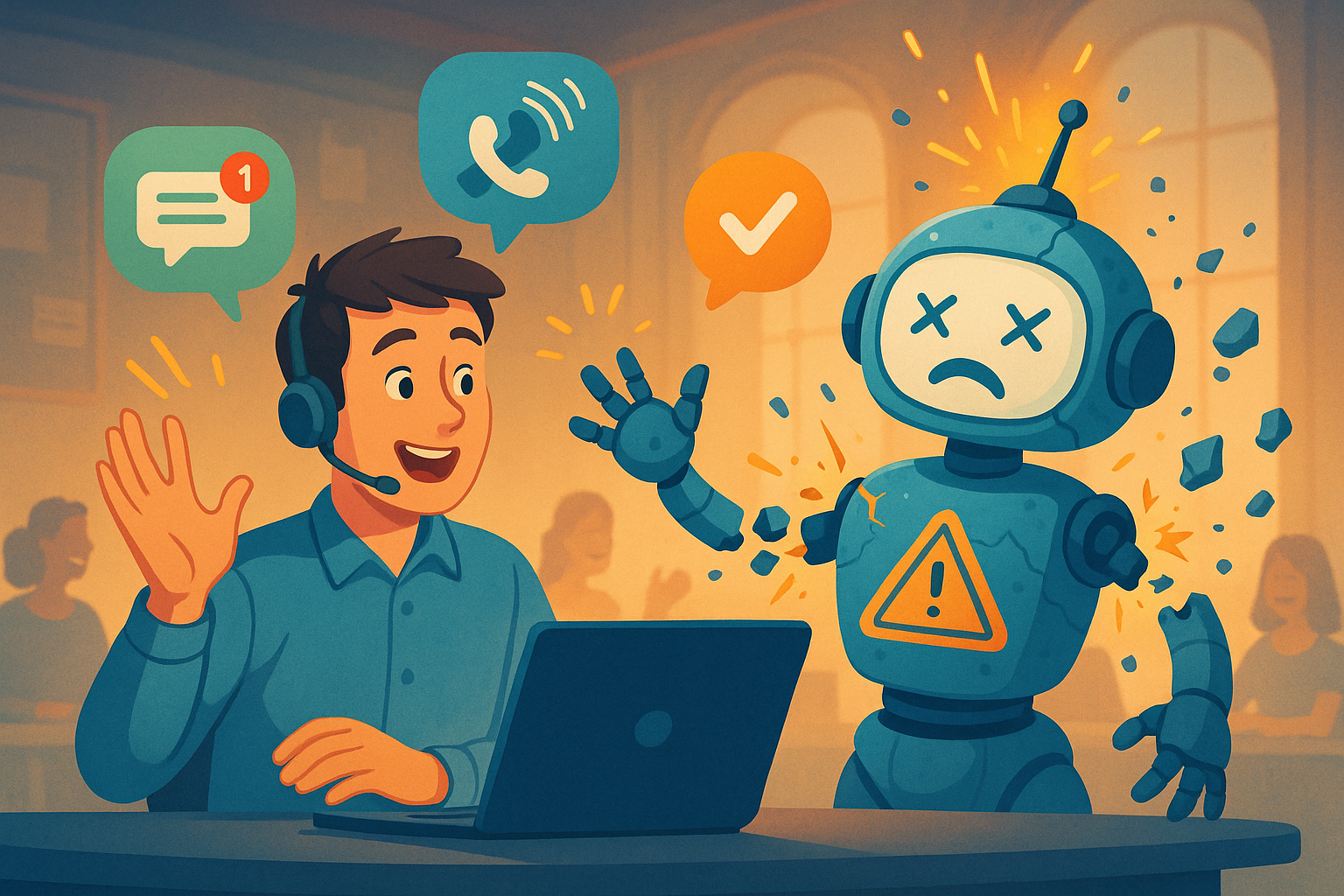 Illustration of No Image Subjects Yet in a No Image Backgrounds Yet setting, with a happy mood.