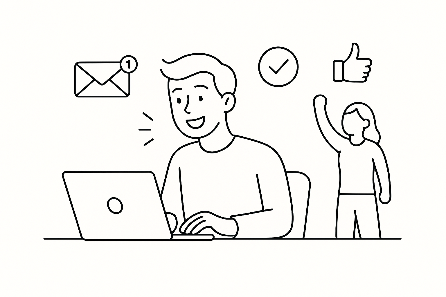 Illustration of No Image Subjects Yet in a No Image Backgrounds Yet setting, with a happy mood.